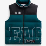 Off Season Philadelphia Eagles Team Puffer Vest Green