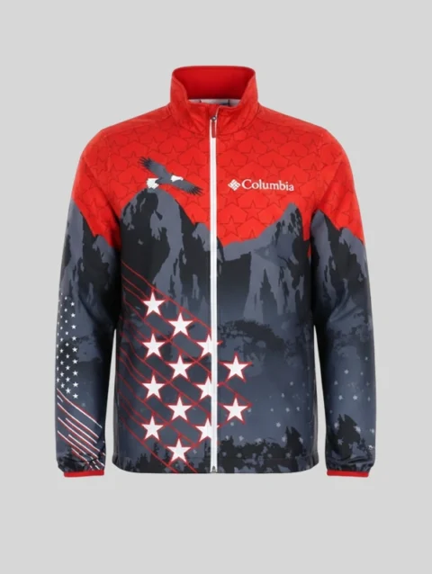 Olympics Columbia USA Curling Jacket