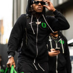 Oregon Ducks Nike Black Sideline Zip Up Hoodie