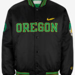 Oregon Nike Grateful Duck Bomber Jacket Black