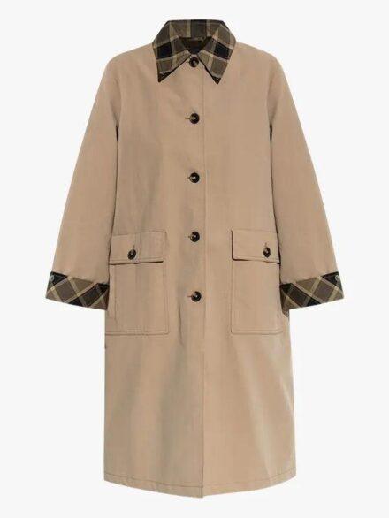 PS Paul Smith checked trim coat