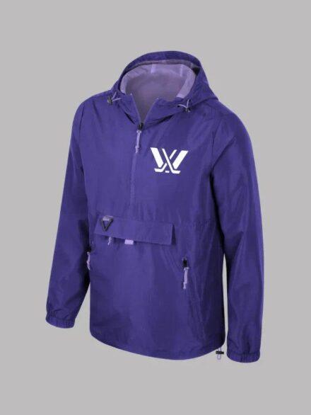 PWHL Stadium Essentials Compete Quarter Zip Jacket Purple