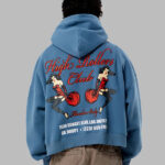 PacSun High Rollers Club Cropped Hoodie Blue