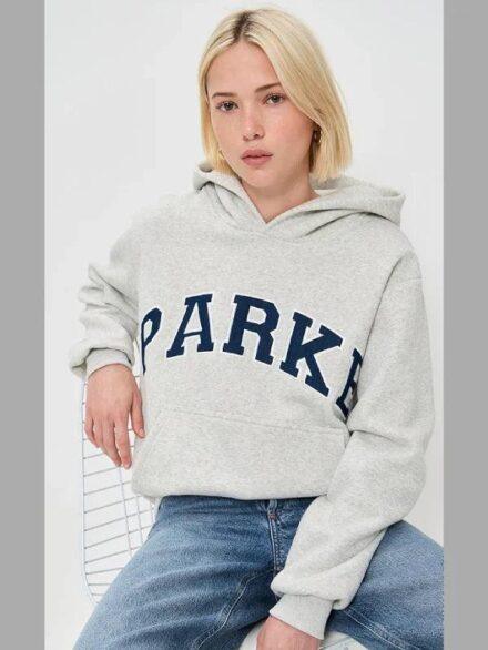 Parke Varsity Hoodie Grey