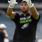 Philadelphia Eagles A Fan of Change T shirt Black