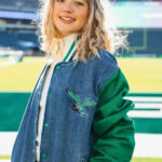 Philadelphia Eagles Denim Varsity Jacket