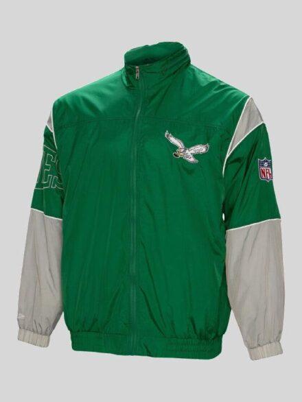 Philadelphia Eagles Mitchell Ness 1992 Sideline Jacket Green