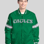Philadelphia Eagles Vintage Scout Starter Varsity Jacket Green