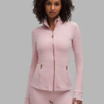 Pink and Gold Lululemon Define Jacket Nulu