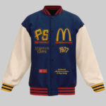 Playa Society x McDonalds All American Games Varsity Jacket Blue and White