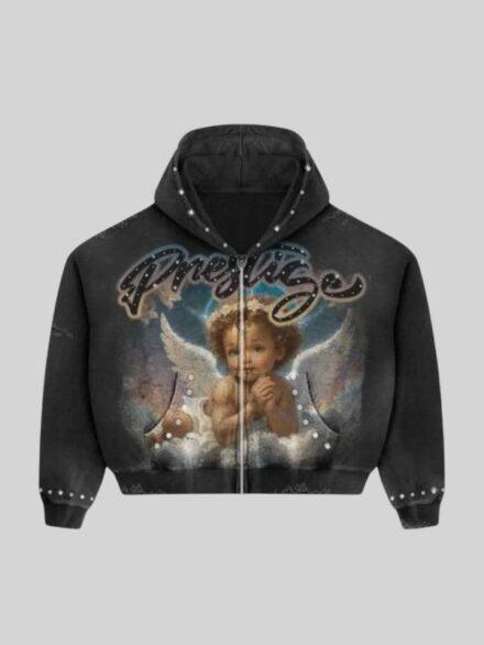 Prestige Angel Hoodie Black