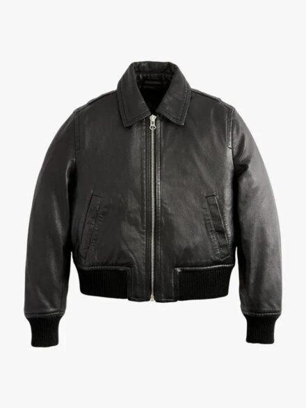 Quince 100 Shearling Cold Weather Bomber Jacket