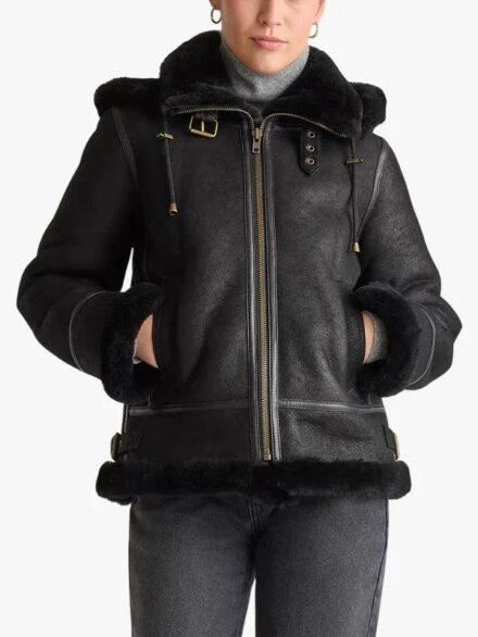 Quince 100 Shearling Cold Weather Jacket