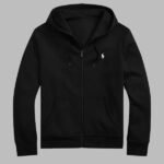 Ralph Lauren Polo Zip Up Hoodie Black