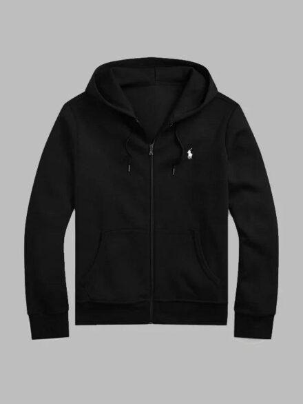 Ralph Lauren Polo Zip Up Hoodie Black