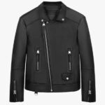 Refined Biker Leather Jacket Mens