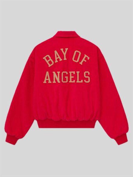 Rhude Bay Of Angels Corduroy Jacket Red