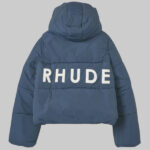 Rhude Puffer Jacket Blue
