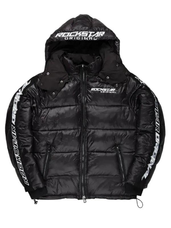 Rockstar Puffer Jacket Black