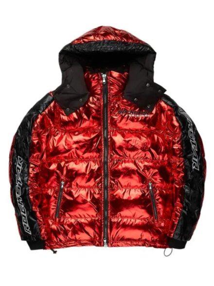 Rockstar Puffer Jacket Red
