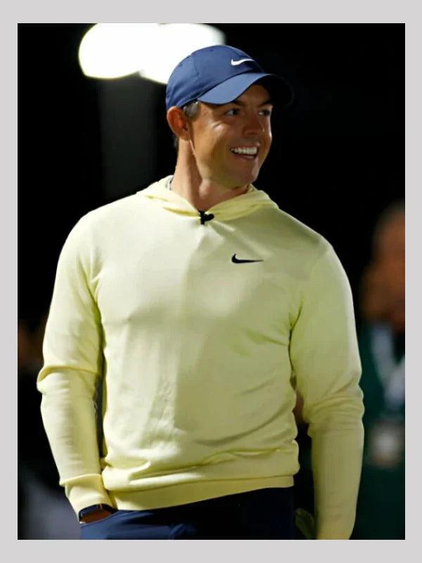 Rory McIlroy Golf Hoodie Yellow