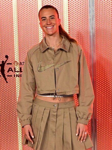 Sabrina Ionescu Nike Jacket Brown