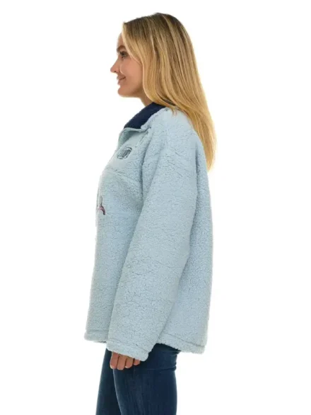 Sams Club Womens Character Winter Sherpa Quarter Zip Pullover