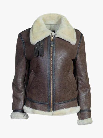 Schott NYC Women s Sheepskin B 3 Bomber Jacket