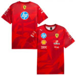 Scuderia Ferrari 2025 Special Edition Las Vegas Race T Shirt Red