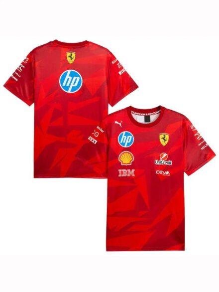 Scuderia Ferrari 2025 Special Edition Las Vegas Race T Shirt Red