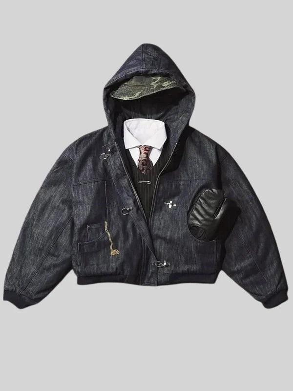 Shinzo Okayama 15oz Raw Japanese Denim Clasp Jacket