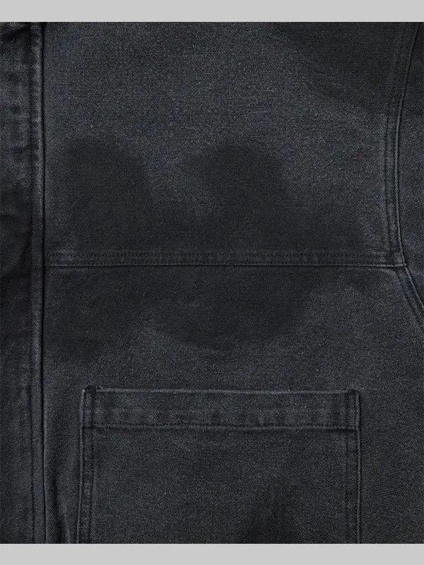 Shinzo Black Hooded Bomber Jacket