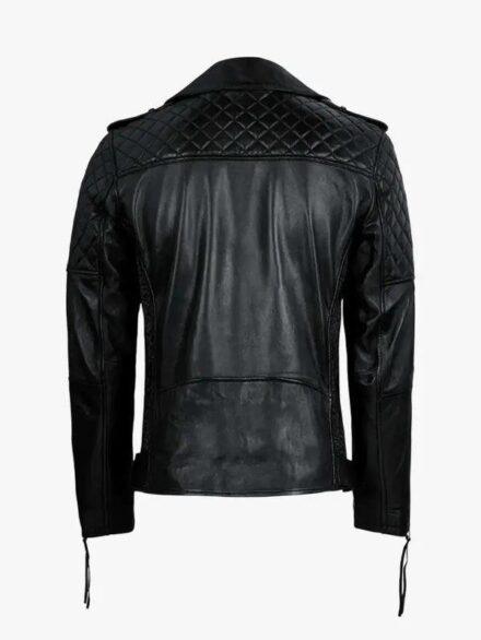 Simba men s leather motorcycle jacket