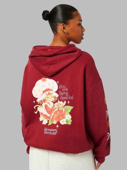 Skinnydip x Strawberry Shortcake Hoodie Red