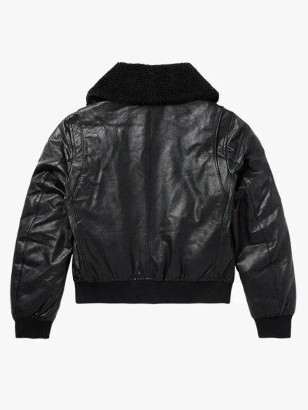 Stetson Shearling Leather Bomber Jacket