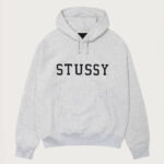 Stussy Applique Hoodie Grey