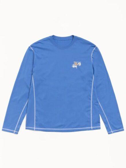 Stussy Mountain Hardwear LS Tee Blue