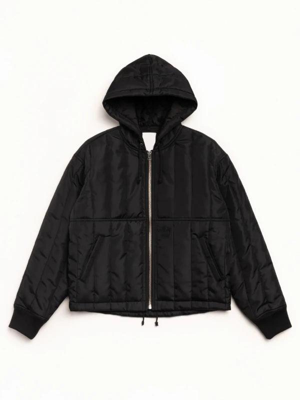 Stussy Quilted Nylon Work Jacket Black