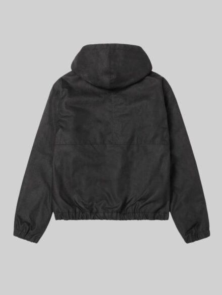 Stussy Waxed Cotton Black Work Jacket
