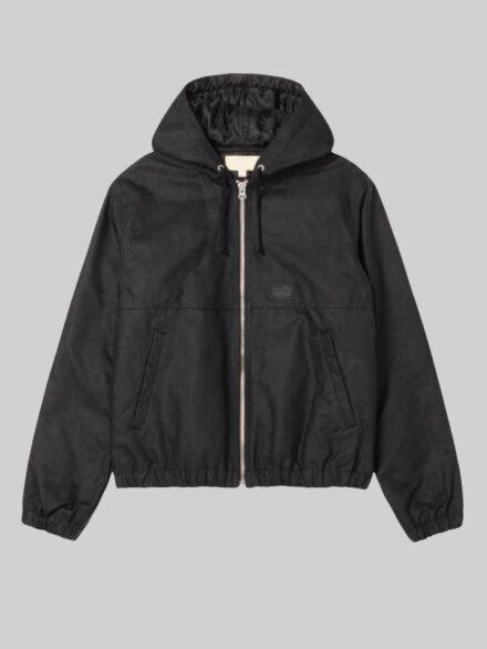 Stussy Waxed Cotton Work Jacket Black