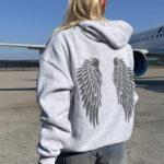 Subdued Angel Hoodie Grey