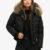 Superdry Everest Hooded Bomber Jacket Black