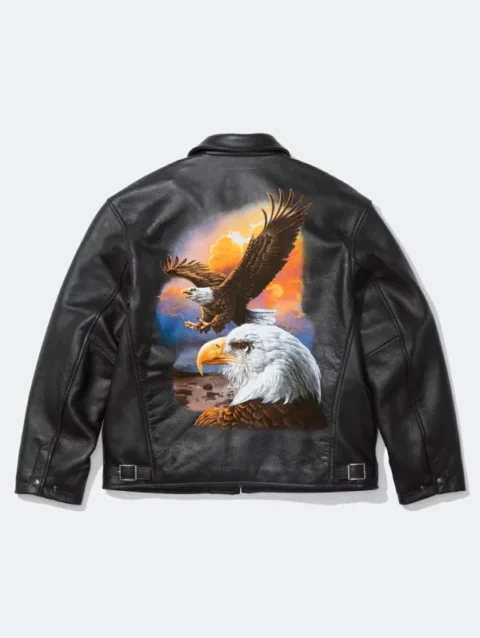 Supreme Maison Margiela Eagle Leather Jacket