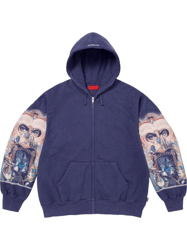 Supreme Michael Jackson Dangerous Zip Up Hooded Sweatshirt
