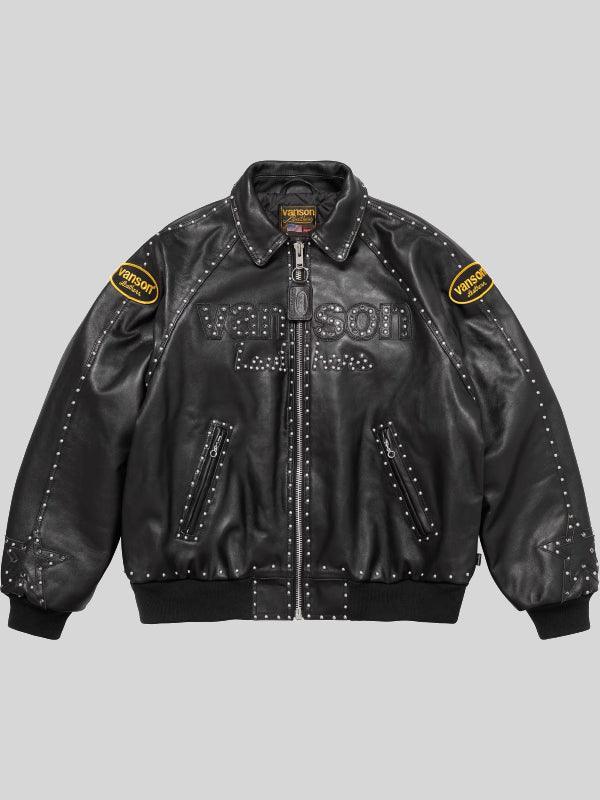 Supreme Vanson Leathers B B Simon Black Jacket