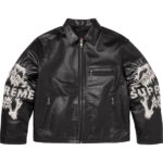 Supreme x Y s Leather Jacket Black