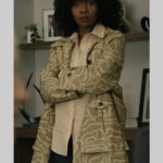 Tamera Tomakili Happy Face Printed Coat