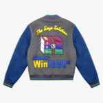 Tern x Winrar Varsity Jacket Grey and Blue
