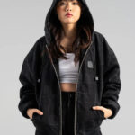 The Minecraft Wither Hooded Jacket Black