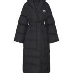 The North Face x Skims Nuptse Wrap Parka Coat Black